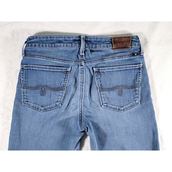 Lucky Brand Jeans Womens Lolita Skinny 2 / 26 Raw Hem Ankle Low Rise Medium Wash - Picture 5 of 16